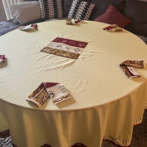 Nappe ronde de table