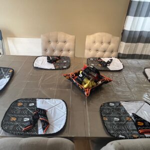 Kits de 6 sets de tables plastifiés