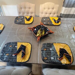 Kits de 6 sets de tables plastifiés